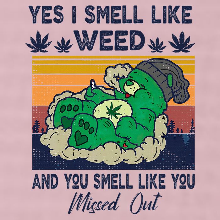 Bear Weed Marijuana 420 Smoker Yes I Smell Like Weed 25L Jumbo Tote