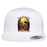 Busy Watering My Own Grass Mind Your Own Self Grow Business Flat Bill Trucker Hat