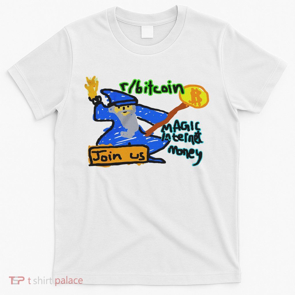 Bitcoin Wizard Magic Internet Money T-Shirt