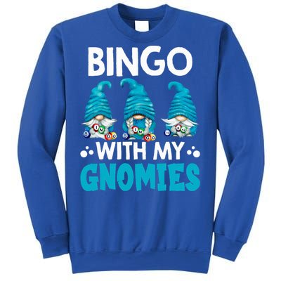 Bingo With My Gnomies Funny Bingo Gnome Sweatshirt