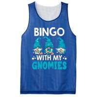 Bingo With My Gnomies Funny Bingo Gnome Mesh Reversible Basketball Jersey Tank