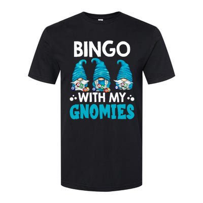 Bingo With My Gnomies Funny Bingo Gnome Softstyle CVC T-Shirt