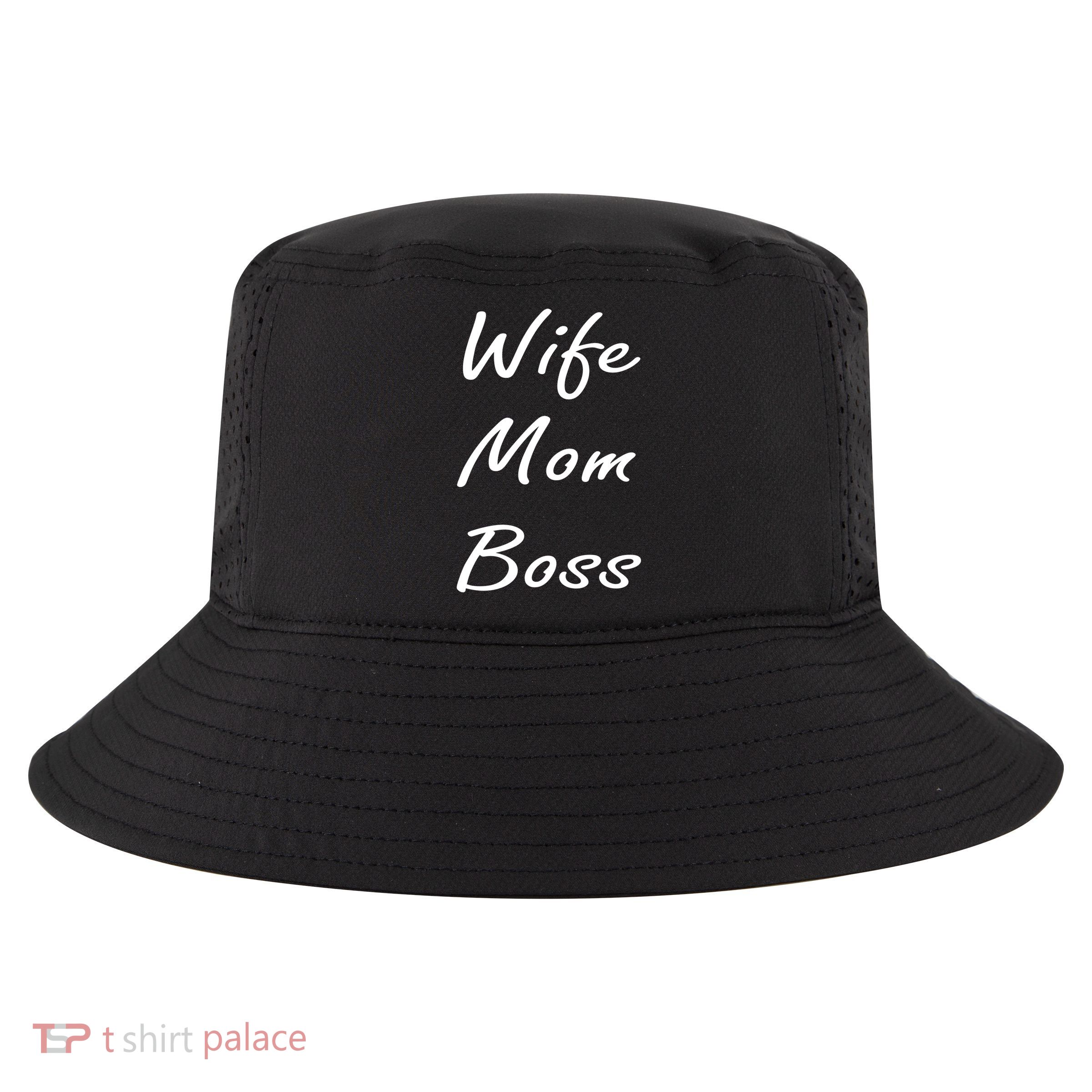 Boss Wife Mom Mother Thank You Gift Cool Comfort Performance Bucket Hat