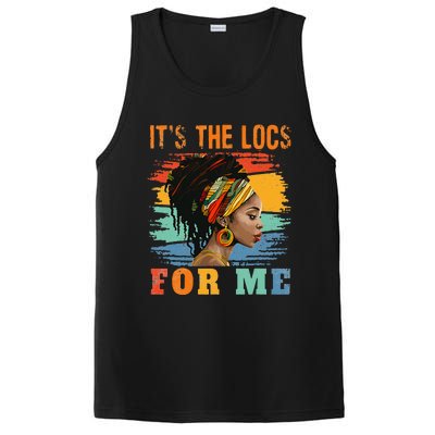 Black Women Melanin Dreadlocks Hair Its The Locs For Me PosiCharge Competitor Tank