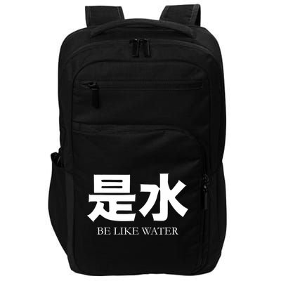Be Water M Friend Shaolin Dragon Lee Quote Kung Fu Impact Tech Backpack