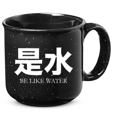 Be Water M Friend Shaolin Dragon Lee Quote Kung Fu 15oz Campfire Ceramic Mug
