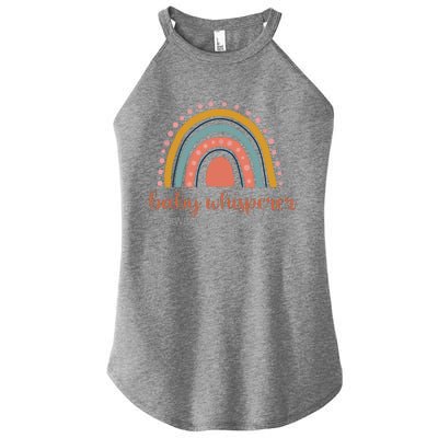 Baby Whisperer Newborn Photographer Rainbow Photographer Women’s Perfect Tri Rocker Tank