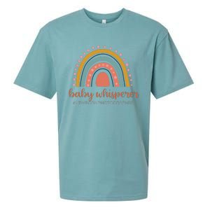 Baby Whisperer Newborn Photographer Rainbow Photographer Sueded Cloud Jersey T-Shirt