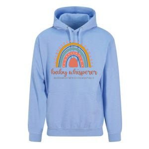 Baby Whisperer Newborn Photographer Rainbow Photographer Unisex Surf Hoodie