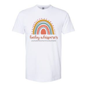 Baby Whisperer Newborn Photographer Rainbow Photographer Softstyle CVC T-Shirt