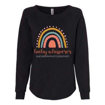 Baby Whisperer Newborn Photographer Rainbow Photographer Womens California Wash Sweatshirt