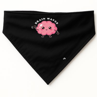 Brain Waves Neurology Surgical Technologist Scrub Tech USA-Made Doggie Bandana