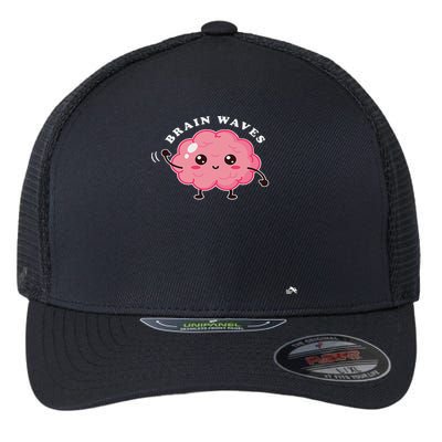 Brain Waves Neurology Surgical Technologist Scrub Tech Flexfit Unipanel Trucker Cap