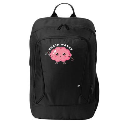 Brain Waves Neurology Surgical Technologist Scrub Tech City Backpack