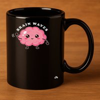 Brain Waves Neurology Surgical Technologist Scrub Tech 11oz C Handle Ceramic Mug