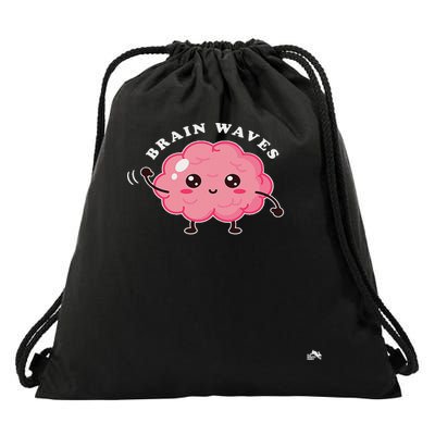 Brain Waves Neurology Surgical Technologist Scrub Tech Drawstring Bag