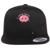 Brain Waves Neurology Surgical Technologist Scrub Tech Flatbill Hat