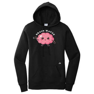 Brain Waves Neurology Surgical Technologist Scrub Tech Women's Pullover Hoodie