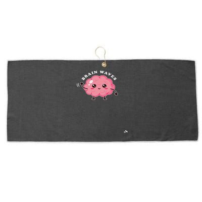 Brain Waves Neurology Surgical Technologist Scrub Tech Large Microfiber Waffle Golf Towel