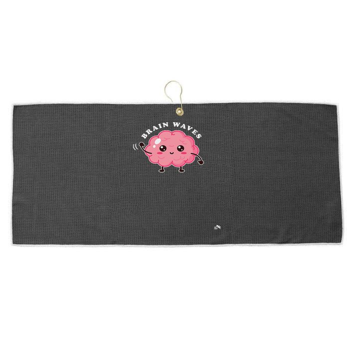 Brain Waves Neurology Surgical Technologist Scrub Tech Large Microfiber Waffle Golf Towel