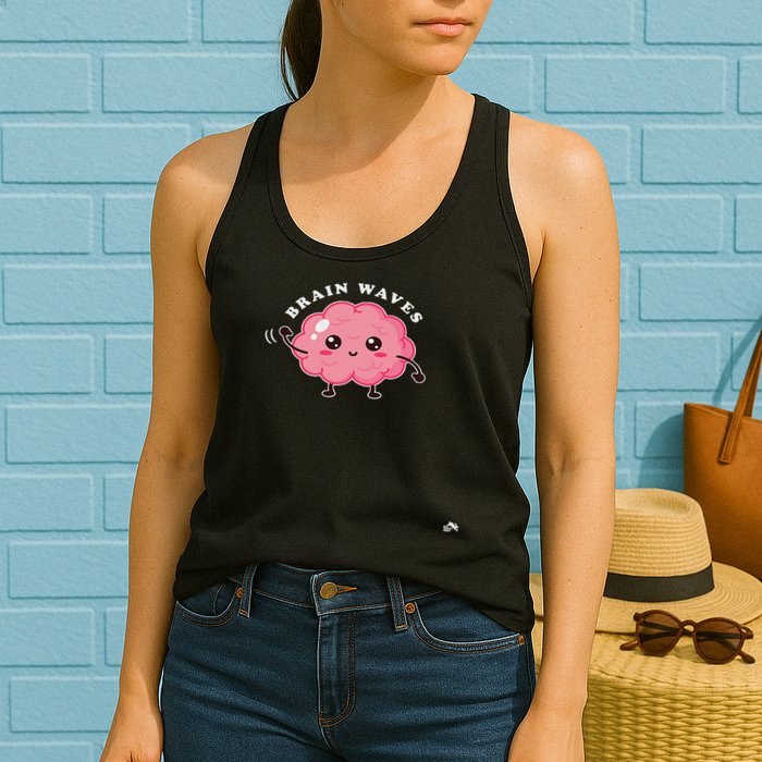 Brain Waves Neurology Surgical Technologist Scrub Tech Womens Tank Top