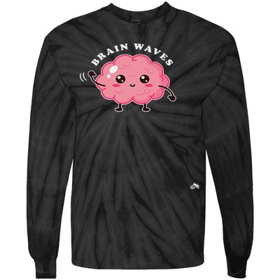 Brain Waves Neurology Surgical Technologist Scrub Tech Tie-Dye Long Sleeve Shirt