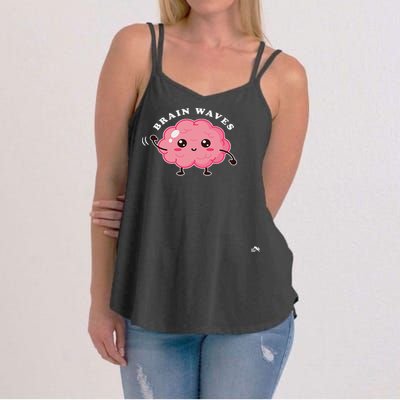 Brain Waves Neurology Surgical Technologist Scrub Tech Women's Strappy Tank