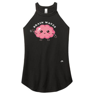 Brain Waves Neurology Surgical Technologist Scrub Tech Women's Perfect Tri Rocker Tank