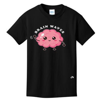 Brain Waves Neurology Surgical Technologist Scrub Tech Kids T-Shirt