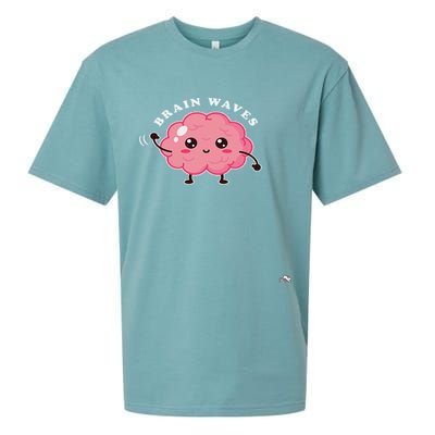 Brain Waves Neurology Surgical Technologist Scrub Tech Sueded Cloud Jersey T-Shirt
