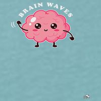 Brain Waves Neurology Surgical Technologist Scrub Tech Sueded Cloud Jersey T-Shirt