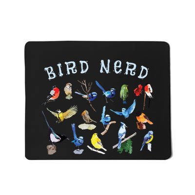 Bird Watching Nerd Birdwatching Birds Lover Cute Funny Gift Mousepad
