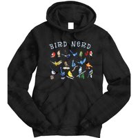 Bird Watching Nerd Birdwatching Birds Lover Cute Funny Gift Tie Dye Hoodie