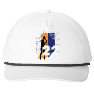 Basketball Women No 22 Jersey Snapback Five-Panel Rope Hat