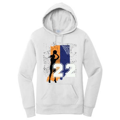 Basketball Women No 22 Jersey Women's Pullover Hoodie