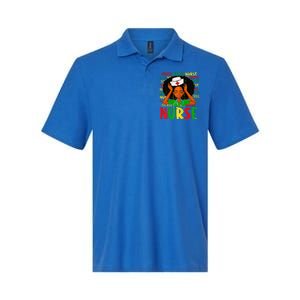 Black Women Nurse Afro Retro Juneteenth Black Month History Softstyle Adult Sport Polo