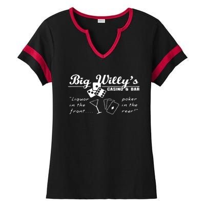 Big Willy's New Ladies Halftime Notch Neck Tee