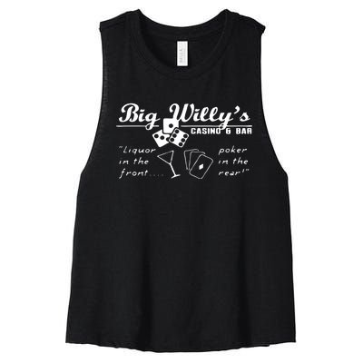 Big Willy's New Women's Racerback Cropped Tank