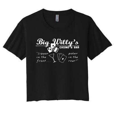 Big Willy's New Women's Crop Top Tee