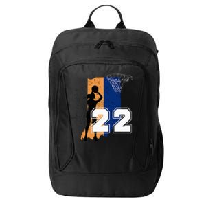 Basketball Women No 22 Jersey City Backpack