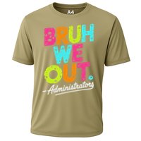Bruh We Out Last Day Of School Teacher Humor Cooling Performance Crew T-Shirt