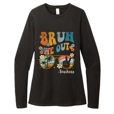 Bruh We Out Teachers Last Day Of School End Of School Year Womens CVC Long Sleeve Shirt