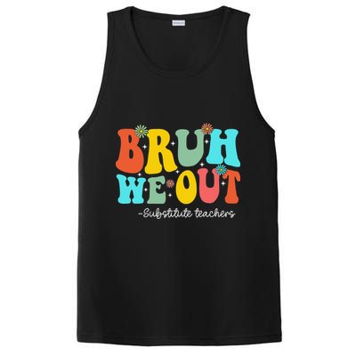 Bruh We Out Substitute Teachers Happy Last Day Of School PosiCharge Competitor Tank