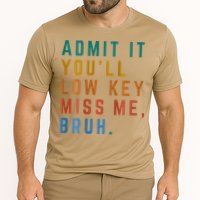 Bruh We Out Teacher - Admit It Youll Low Key Miss Me Bruh Cooling Performance Crew T-Shirt