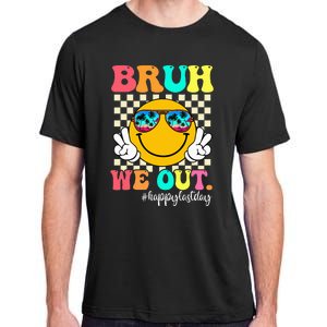 Bruh We Out Teachers Summer Last Day Of School Adult ChromaSoft Performance T-Shirt