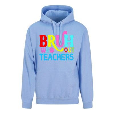 Bruh We Out Teachers Celebration Unisex Surf Hoodie