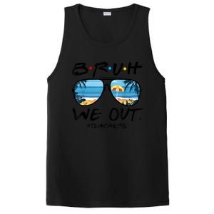 Bruh We Out Teachers End Of School Year Teacher Hello Summer Gift PosiCharge Competitor Tank