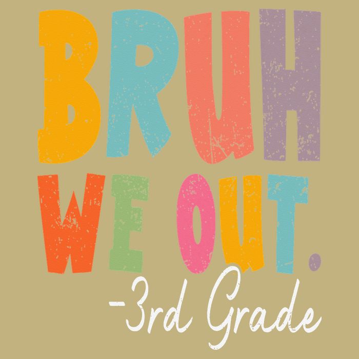 Bruh We Out 3rd Grade Last Day Of School Teacher Student Cooling Performance Crew T-Shirt