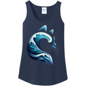 Blue Wave Of Cat Ladies Blue Cats Wave For Kamala Ladies Essential Tank