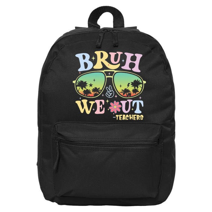 Bruh We Out Teachers 16 in Basic Backpack